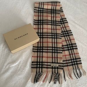 Authentic Burberry Cashmere Scarf